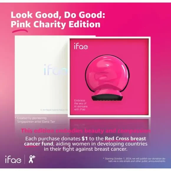 IFAE Microcurrent Facial Device Face Lift 3 in 1 Light Therapy. NWB